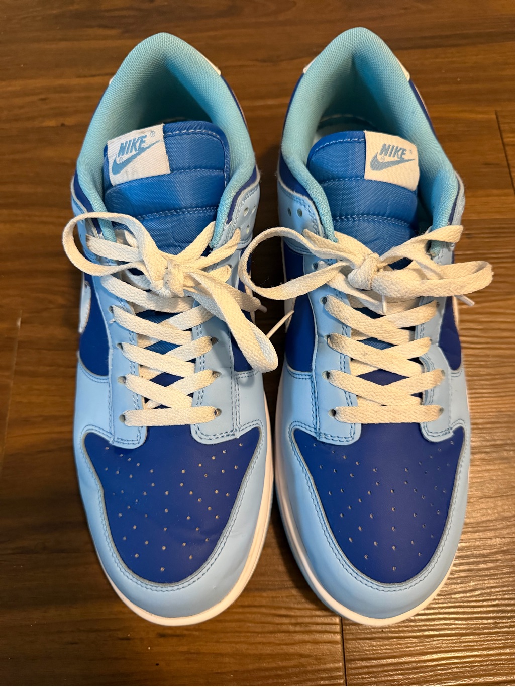 Nike Dunk Low Blue Sneakers Blue And Light Blue Color